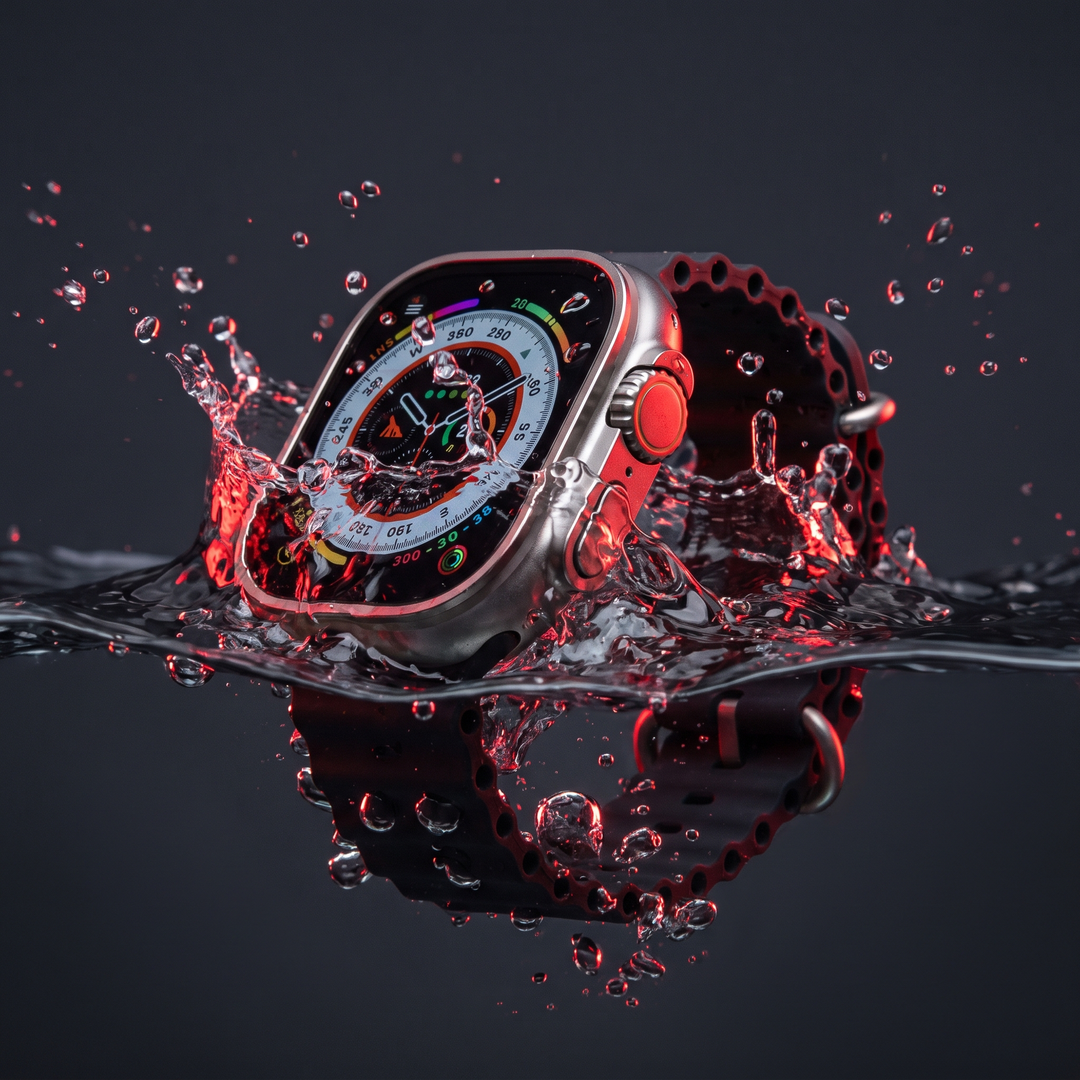 IP68 waterproof PHYSIOATHLETX Smart Watch with water splash