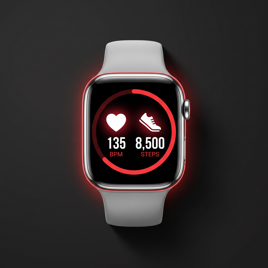 PHYSIOATHLETX Professional Smart Watch GPS Bluetooth Calling AMOLED Smartwatch - Silver band front view
