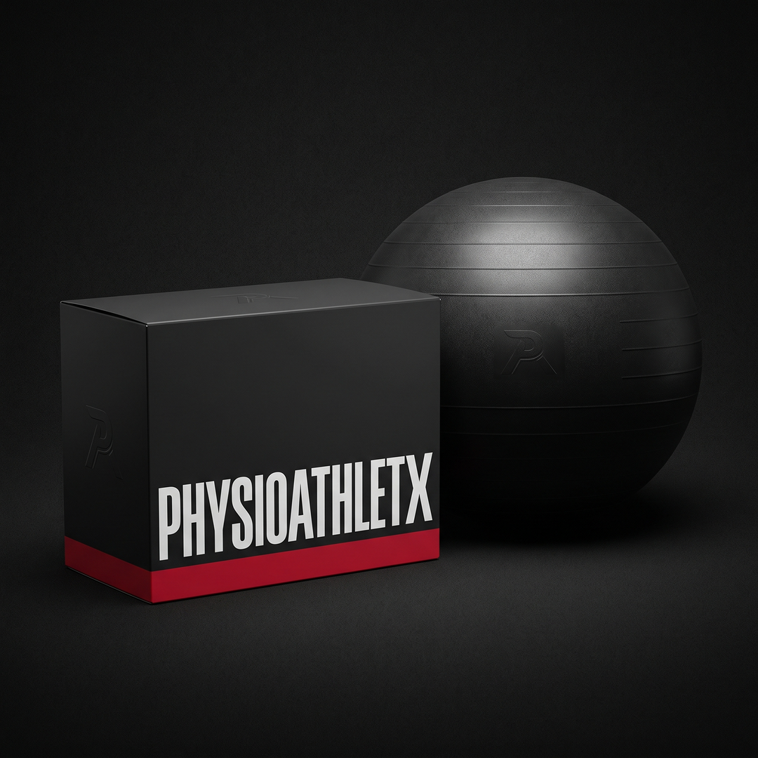 PHYSIOATHLETX stability exercise ball retail packaging box