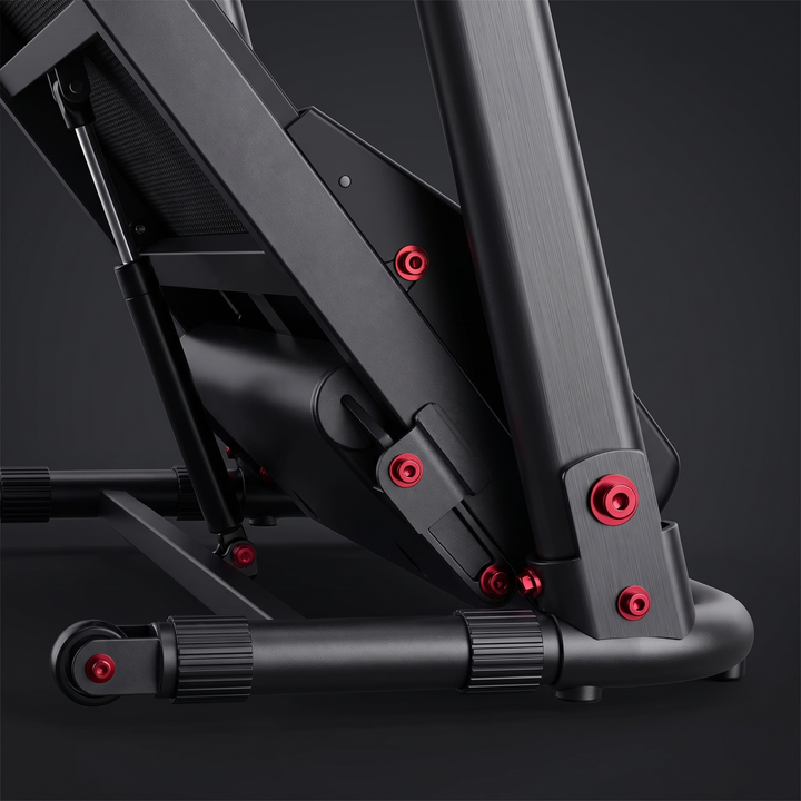 PHYSIOATHLETX Professional Electric Treadmill - Incline Frame Joint Detail