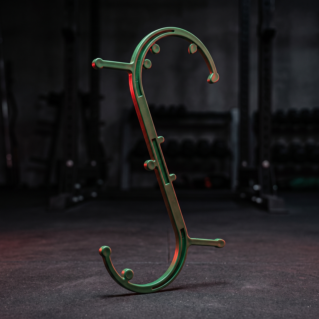 Professional Trigger Point Massage Cane Hook Massager - PHYSIOATHLETX - Green