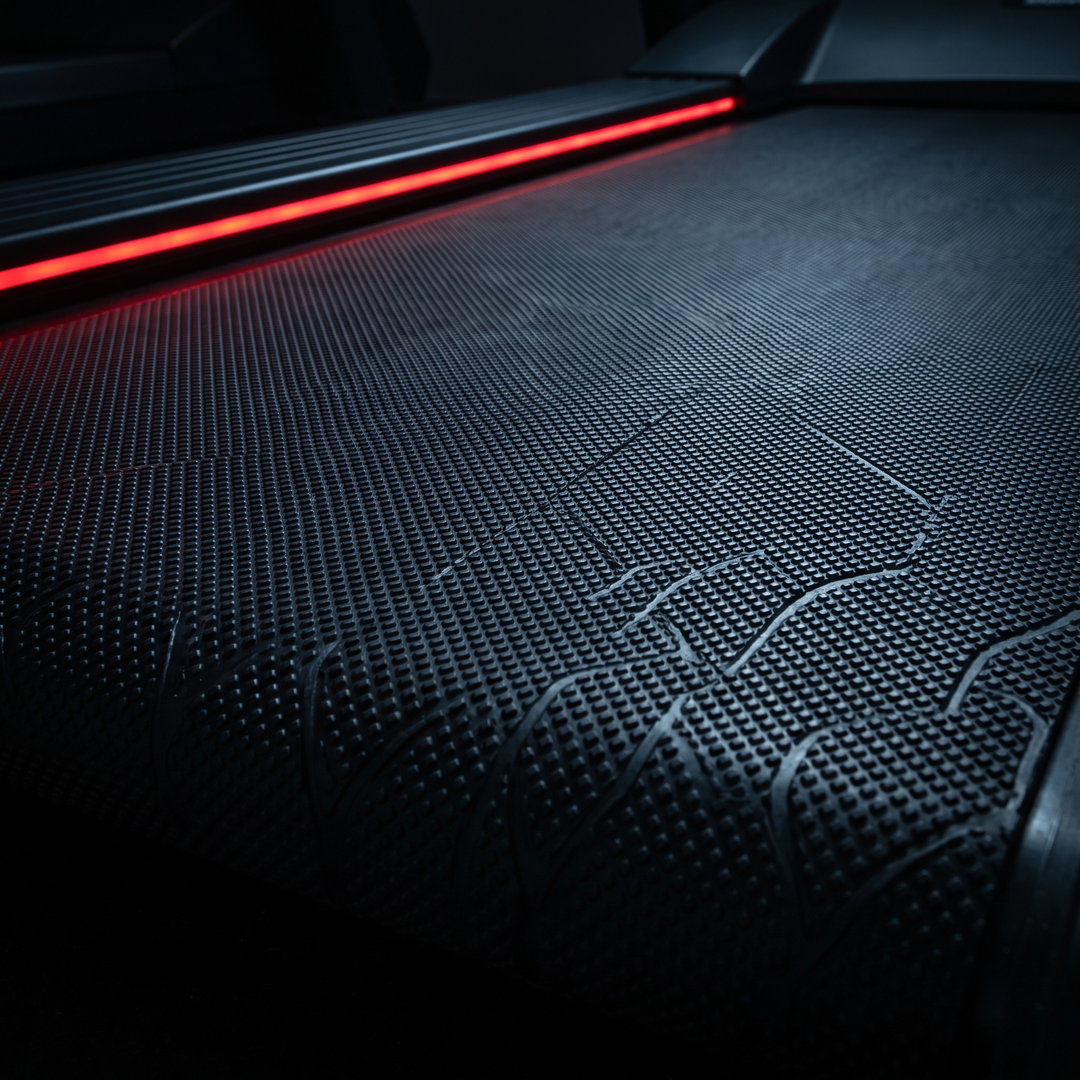 PHYSIOATHLETX Foldable Treadmill - Non-Slip Belt Texture Detail