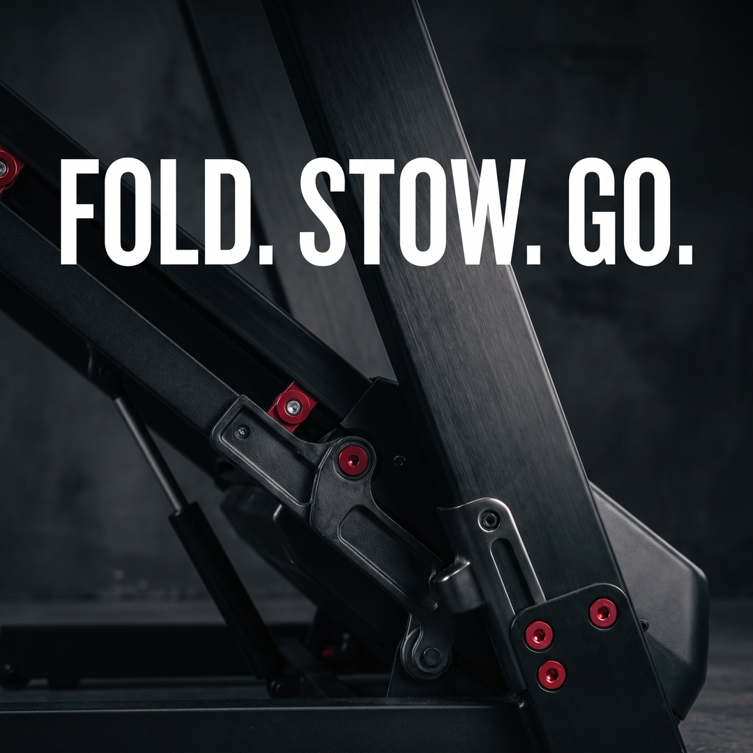 PHYSIOATHLETX Foldable Treadmill - Handle Folding Mechanism