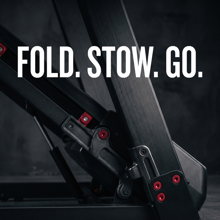 PHYSIOATHLETX Foldable Treadmill - Handle Folding Mechanism