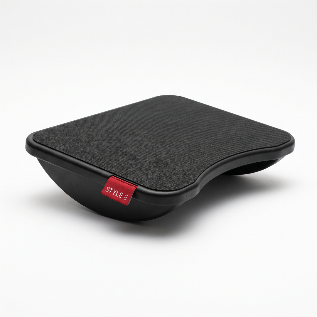 Ergonomic Under Desk Foot Rest for Office Comfort - Style E Compact Rocking Design
