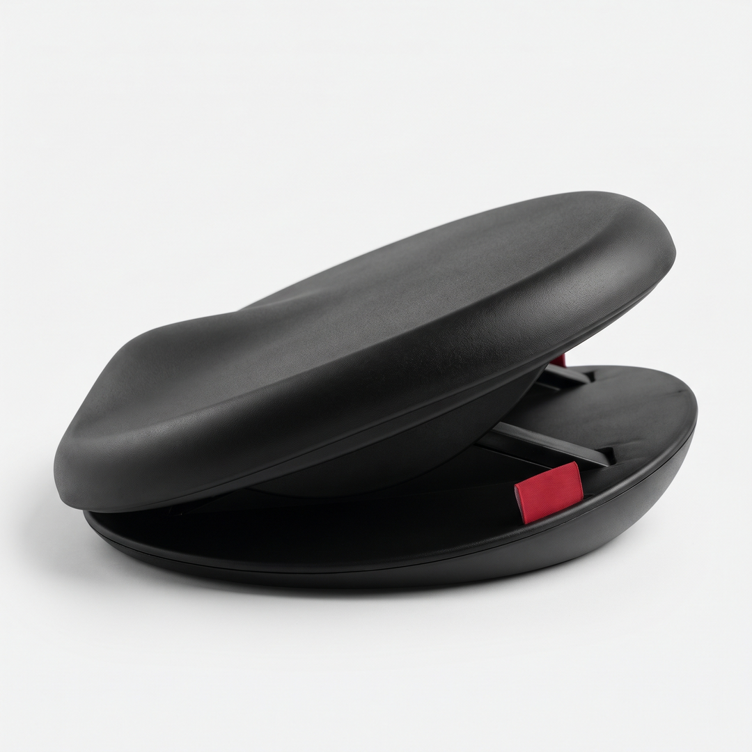 Ergonomic Under Desk Foot Rest Style E Side View Rocking Base
