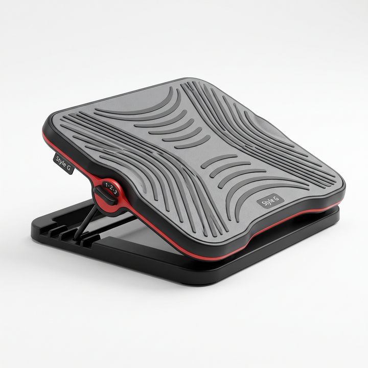 Ergonomic Under Desk Foot Rest for Office Comfort - Style G Adjustable Height Design