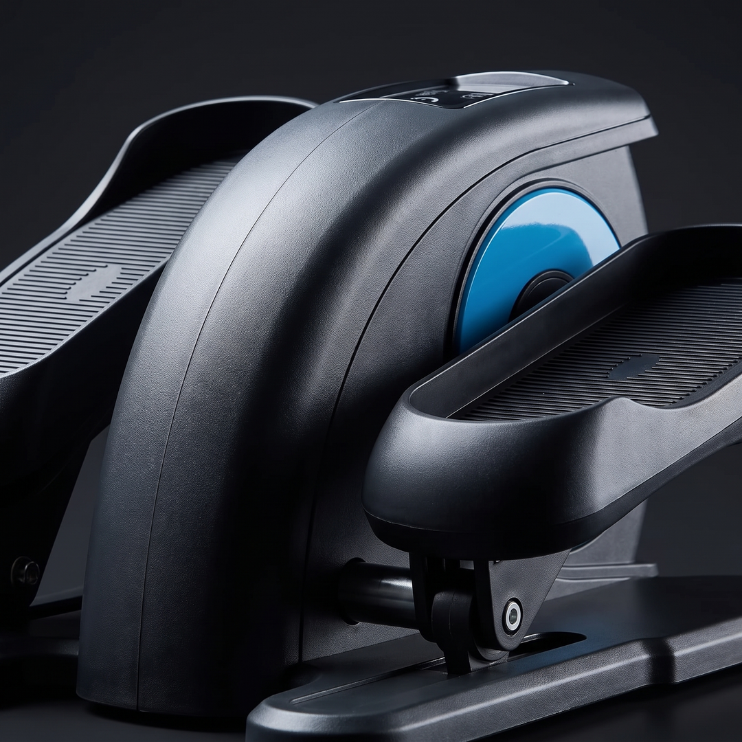 PHYSIOATHLETX Under Desk Elliptical Machine build quality detail close-up