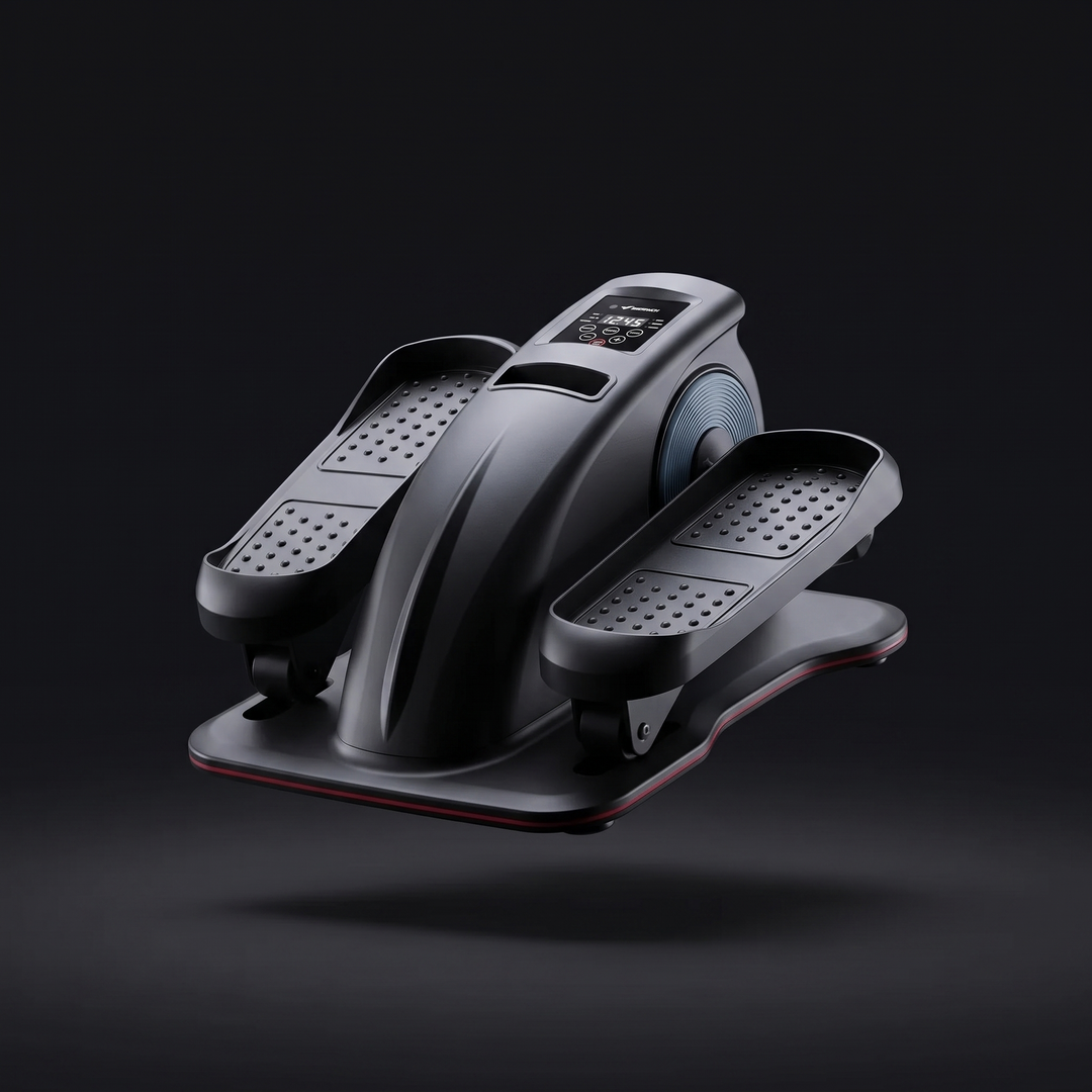 PHYSIOATHLETX Adjustable Under Desk Elliptical Machine Pedal Exerciser - floating hero shot
