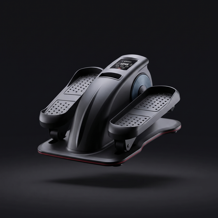 PHYSIOATHLETX Adjustable Under Desk Elliptical Machine Pedal Exerciser - floating hero shot