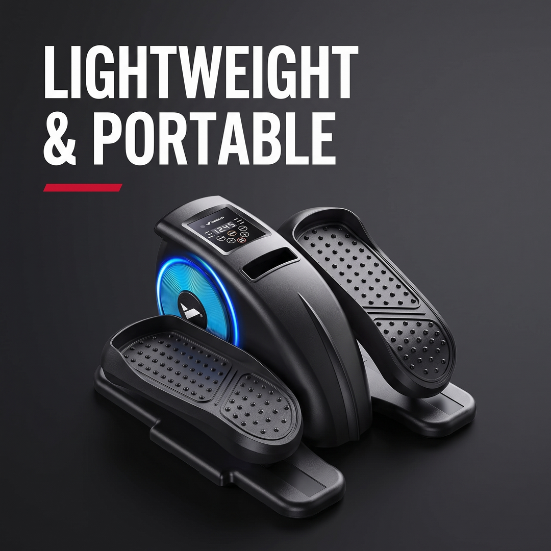 PHYSIOATHLETX Under Desk Elliptical Machine lightweight portable feature