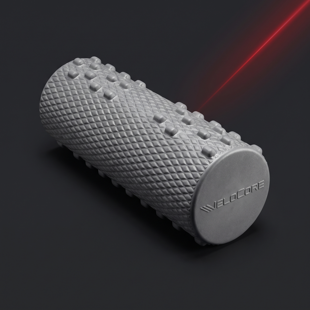 Vibrating Foam Roller Portable Electric Adjustable Massage Roller ABS EVA Muscle Recovery Roller for Home Gym Fitness Recovery