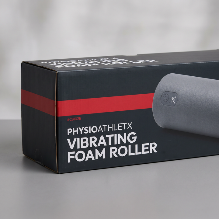 Vibrating Foam Roller Portable Electric Adjustable Massage Roller ABS EVA Muscle Recovery Roller for Home Gym Fitness Recovery