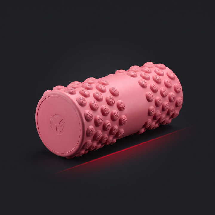 Vibrating Foam Roller Portable Electric Adjustable Massage Roller ABS EVA Muscle Recovery Roller for Home Gym Fitness Recovery