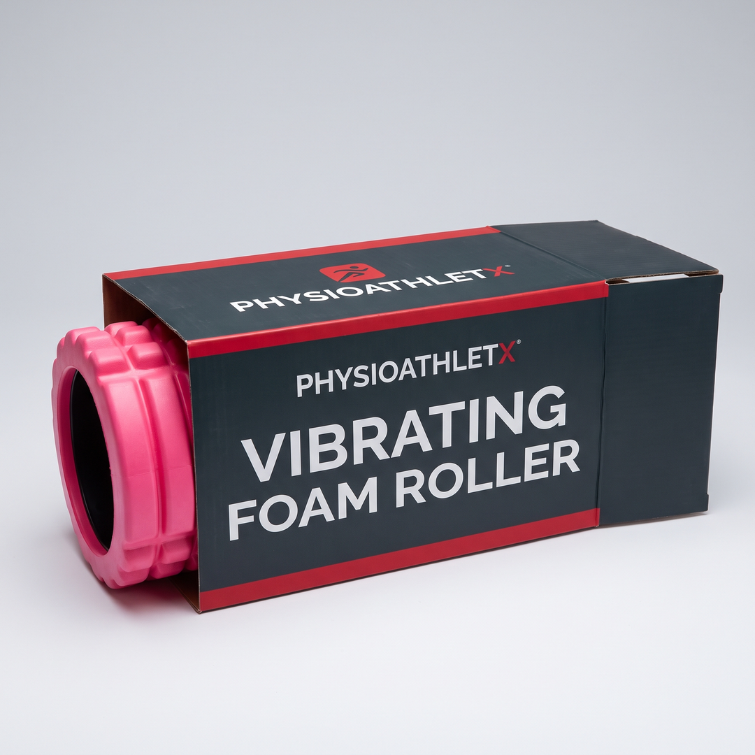 Vibrating Foam Roller Portable Electric Adjustable Massage Roller ABS EVA Muscle Recovery Roller for Home Gym Fitness Recovery