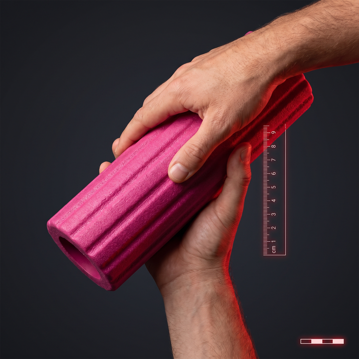 Vibrating Foam Roller Portable Electric Adjustable Massage Roller ABS EVA Muscle Recovery Roller for Home Gym Fitness Recovery