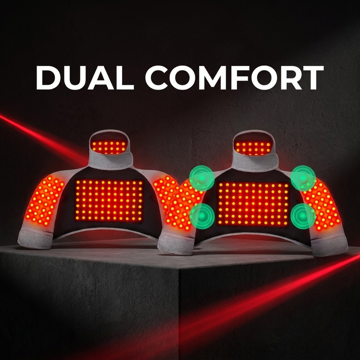 Weighted Heating Pad for Neck Shoulders Back Pain Relief 3 Heat Settings Electric Heat Pad Physiotherapy Recovery Home Use Gift for Women Men - Heating and Massage Variants