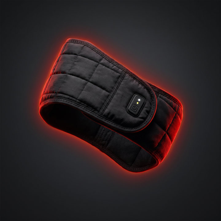 Dramatic studio shot of the rechargeable warmth wrap