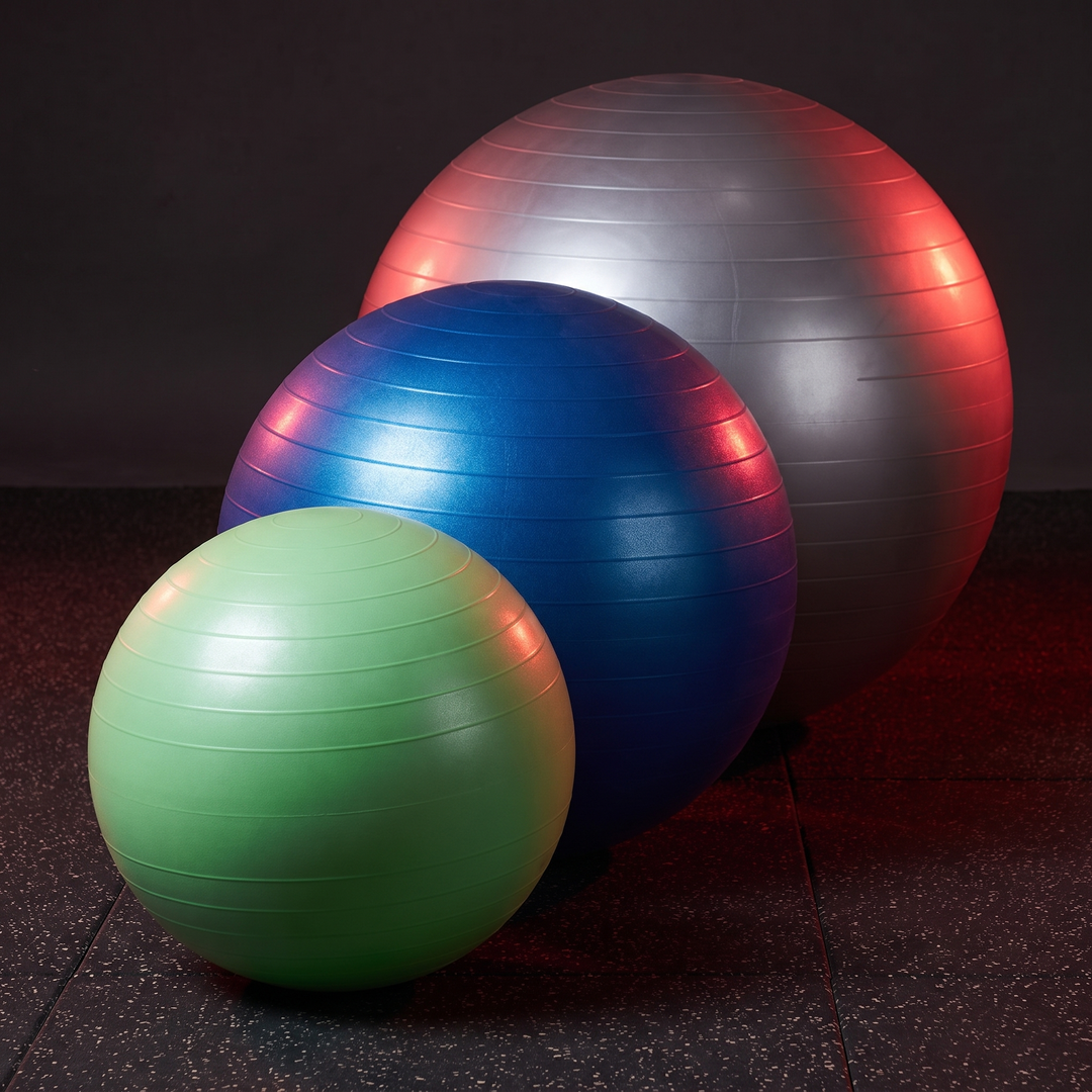 Professional Yoga Fitness Ball Anti-Burst Exercise Ball for Women Pilates Core Stability Balance Training Home Gym Workout Ball 25cm 55cm 75cm - Three Size Options 25cm 55cm 75cm
