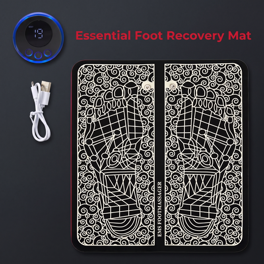 Portable EMS Foot Massager Pad, essential foot recovery mat
