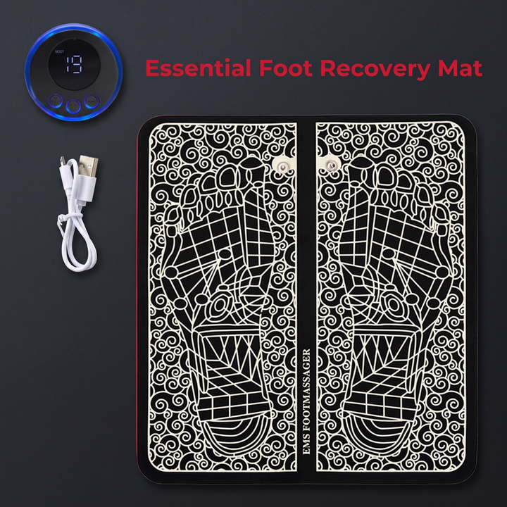 Portable EMS Foot Massager Pad, essential foot recovery mat