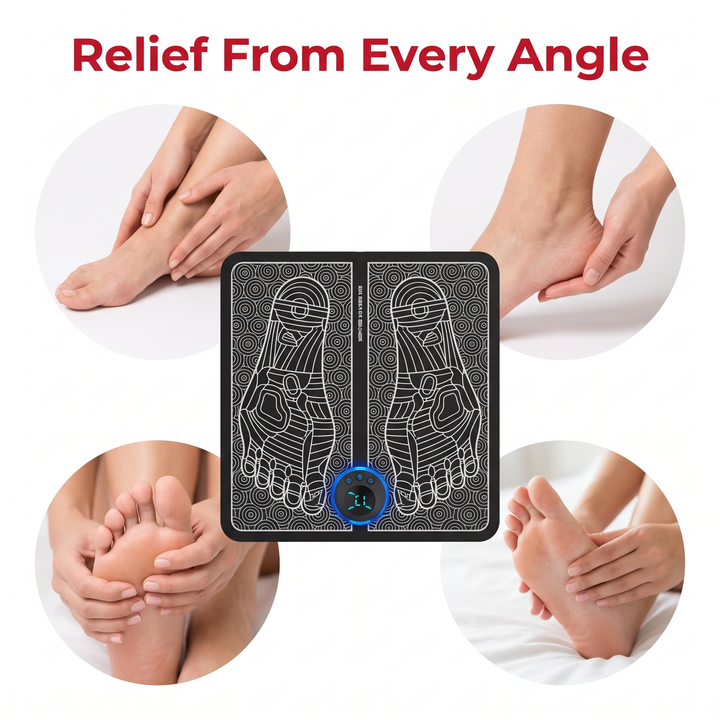 Portable EMS Foot Massager Pad – relief from every angle