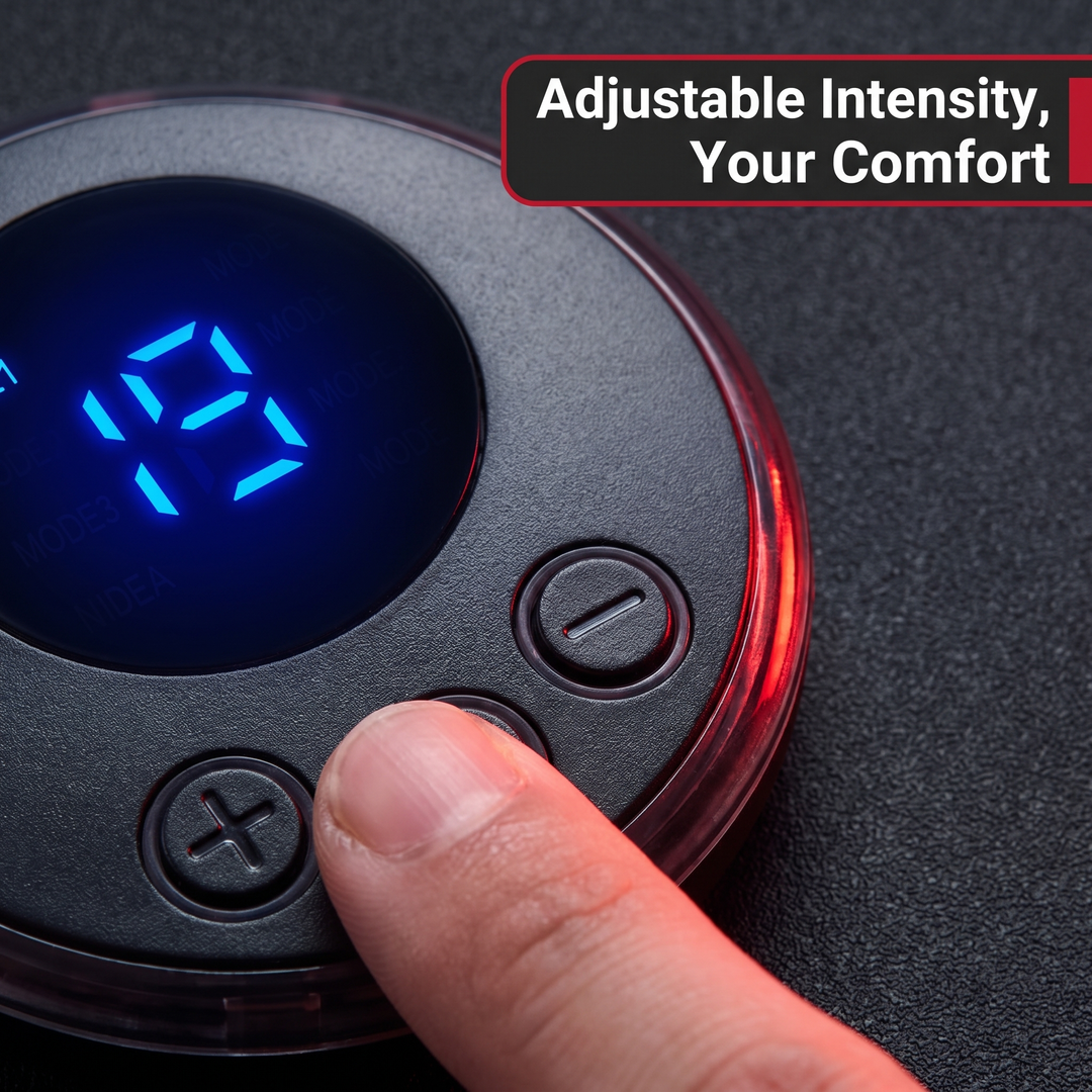 Portable EMS Foot Massager Pad – adjustable intensity control
