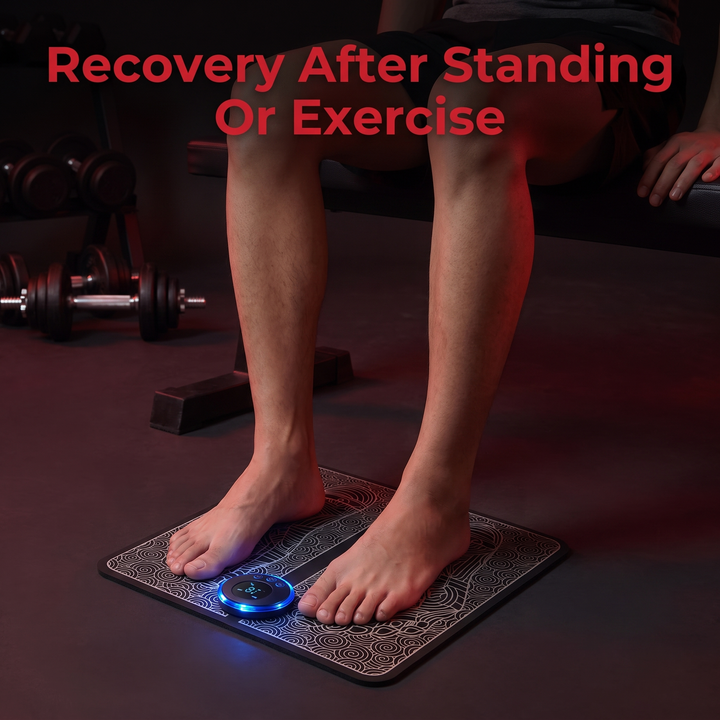 Portable EMS Foot Massager Pad – recovery after standing or exercise