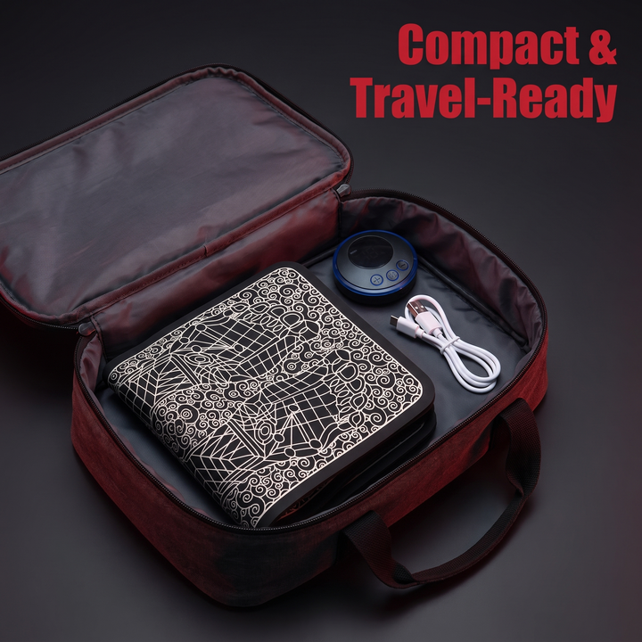 Portable EMS Foot Massager Pad – compact and travel-ready