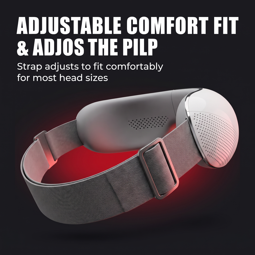 Portable Eye Massager with Bluetooth Music Heat Compression Vibration Sleep Eye Mask 4 Mode Eye Care Device for Relaxation Recovery
