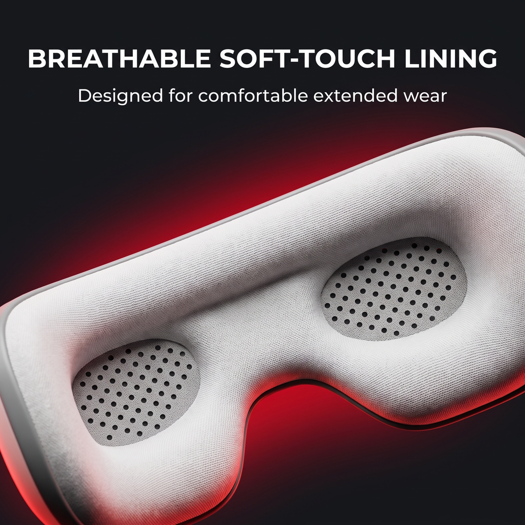 Portable Eye Massager with Bluetooth Music Heat Compression Vibration Sleep Eye Mask 4 Mode Eye Care Device for Relaxation Recovery