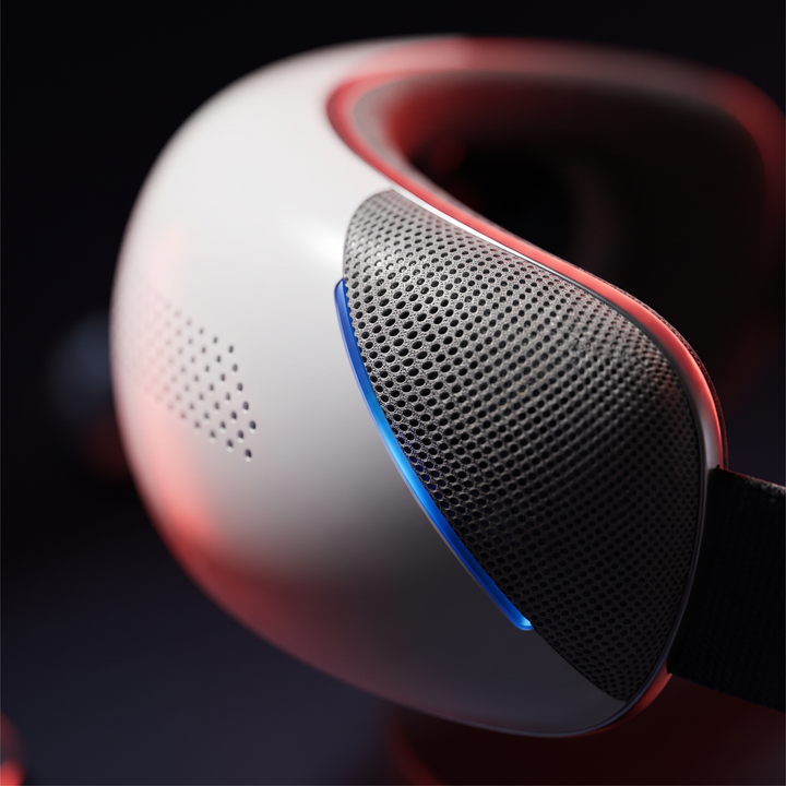Portable Eye Massager with Bluetooth Music Heat Compression Vibration Sleep Eye Mask 4 Mode Eye Care Device for Relaxation Recovery