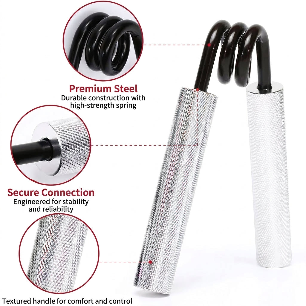 Adjustable Hand Grip Strengthener Forearm Finger Trainer Resistance Exercise Tool Rehabilitation Strength Home Gym Workout - product feature view 11