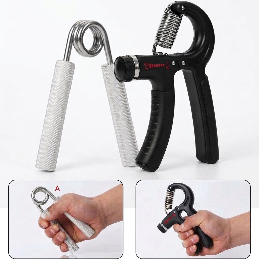 Adjustable Hand Grip Strengthener Forearm Finger Trainer Resistance Exercise Tool Rehabilitation Strength Home Gym Workout - product feature view 5