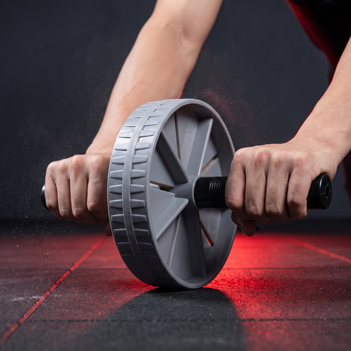 Professional Ab Roller Wheel Core Trainer Non-Slip Abdominal Exercise Wheel Home Gym Workout Equipment for Core Stability Strength Training
