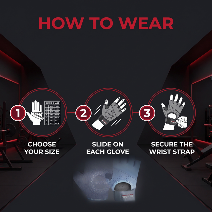 Professional Breathable Workout Gloves Weight Lifting Gloves with Grip Support Gym Fitness Training Cycling Exercise Gloves for Men Women