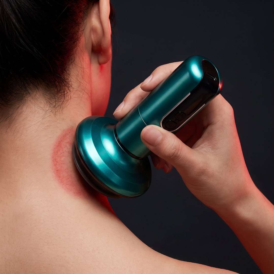 Professional Electric Vacuum Cupping Set with Heating Gua Sha Scraping Tool Suction Cup Massage Device Body Muscle Recovery Home Use