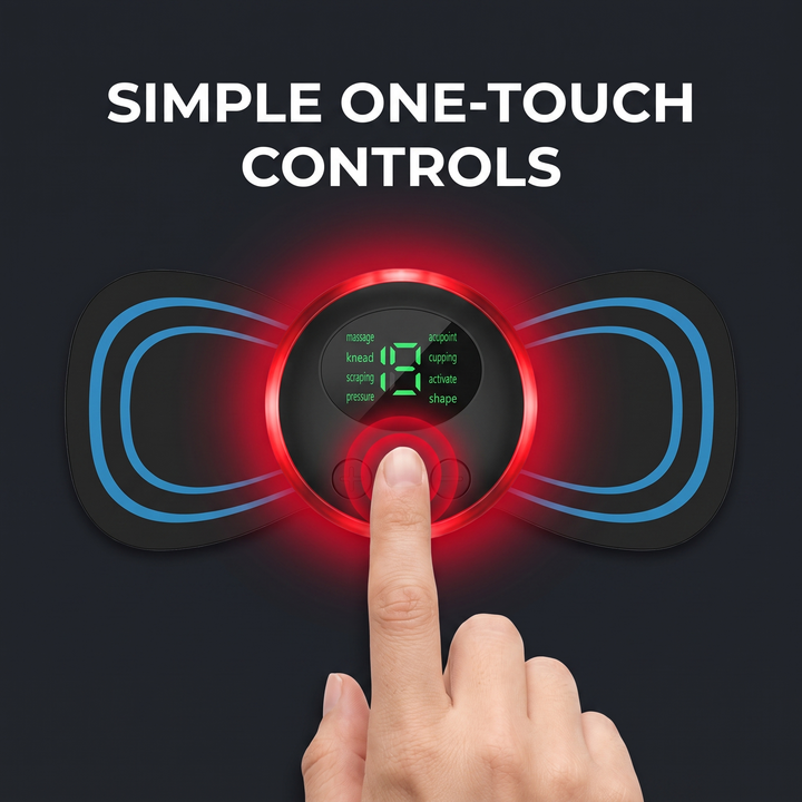 Professional EMS Neck Massager Electric Cervical Massage Patch for Muscle Pain Relief Shoulder Relaxation Portable Neck Stretcher Recovery Device