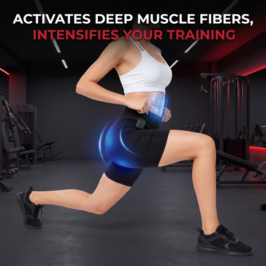 Professional EMS Toning Shorts Electric Muscle Stimulation Shorts Abdominal Glute Training Home Gym Fitness Recovery Shorts