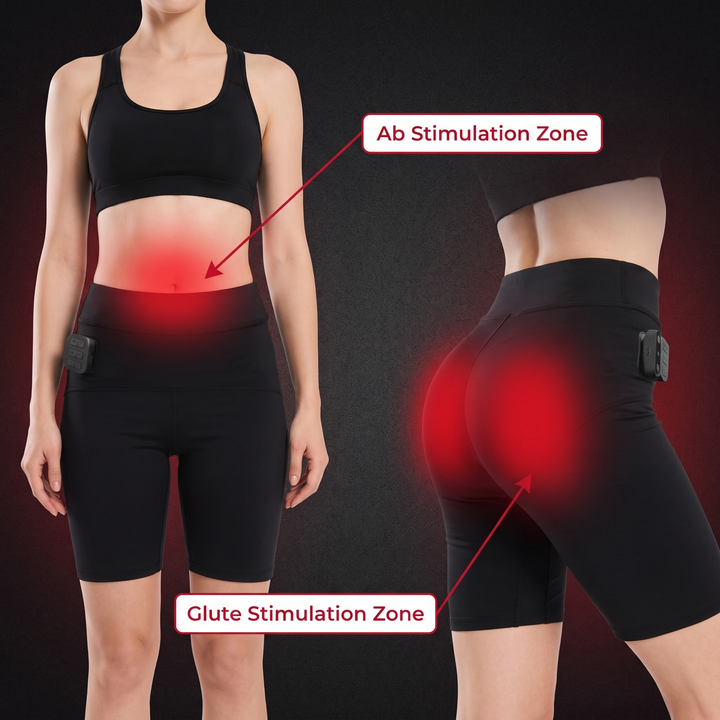 Professional EMS Toning Shorts Electric Muscle Stimulation Shorts Abdominal Glute Training Home Gym Fitness Recovery Shorts