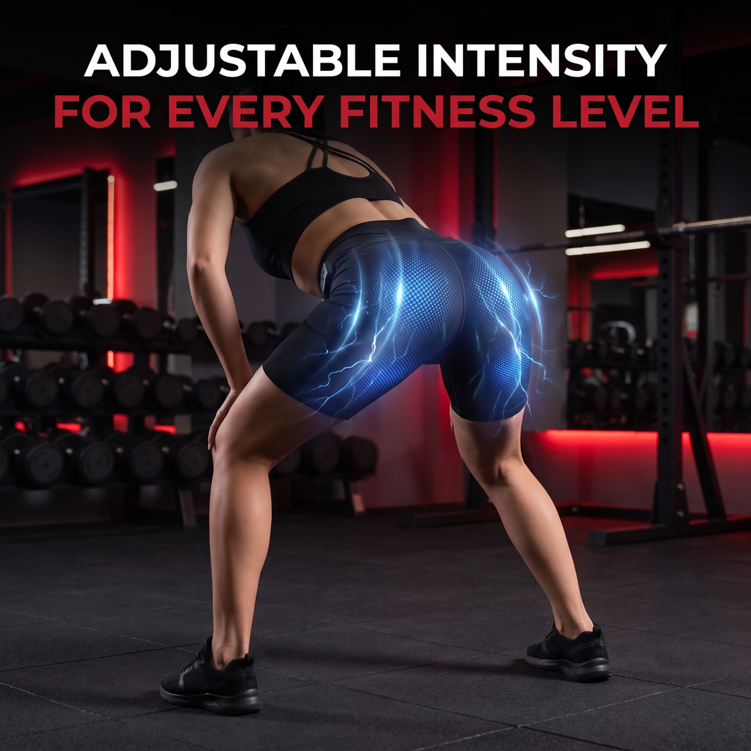 Professional EMS Toning Shorts Electric Muscle Stimulation Shorts Abdominal Glute Training Home Gym Fitness Recovery Shorts