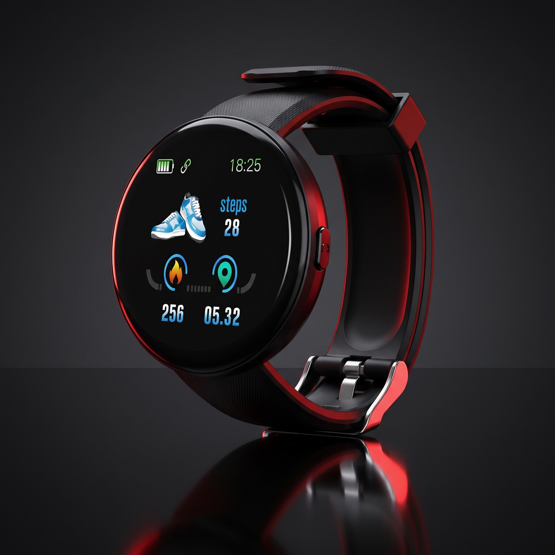Professional Fitness Smart Watch Activity Tracker Heart Rate Monitor Step Counter Calorie Tracker Sleep Monitor Waterproof Sports Watch for Men Women Home Gym Daily Use