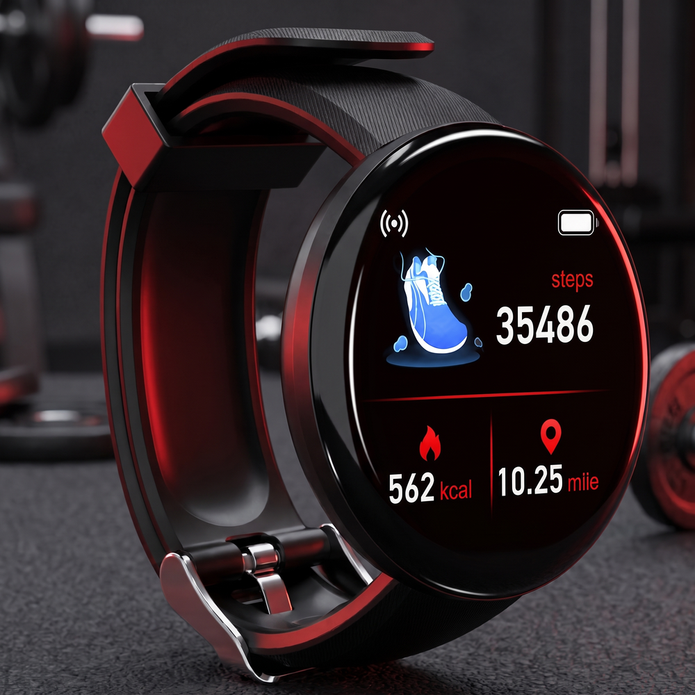 Professional Fitness Smart Watch Activity Tracker Heart Rate Monitor Step Counter Calorie Tracker Sleep Monitor Waterproof Sports Watch for Men Women Home Gym Daily Use
