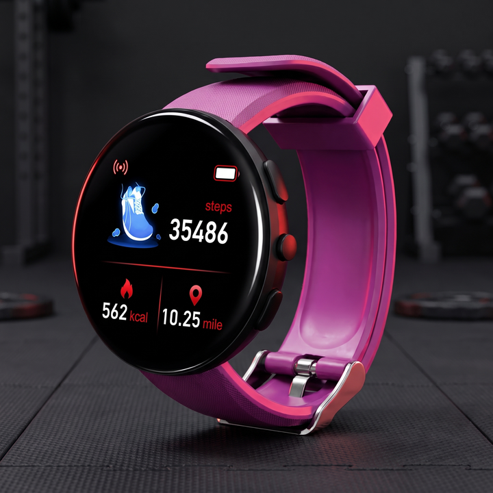 Professional Fitness Smart Watch Activity Tracker Heart Rate Monitor Step Counter Calorie Tracker Sleep Monitor Waterproof Sports Watch for Men Women Home Gym Daily Use