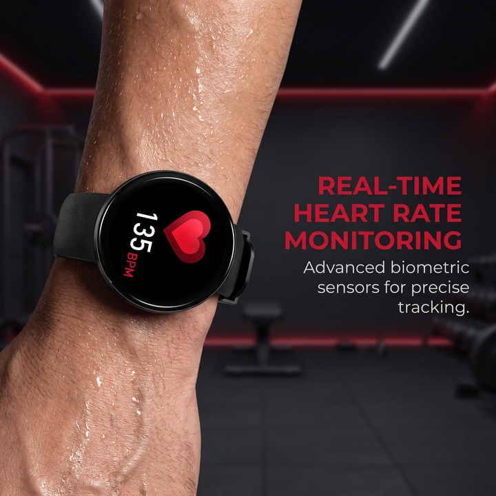Professional Fitness Smart Watch Activity Tracker Heart Rate Monitor Step Counter Calorie Tracker Sleep Monitor Waterproof Sports Watch for Men Women Home Gym Daily Use