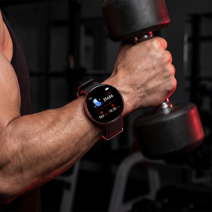 Professional Fitness Smart Watch Activity Tracker Heart Rate Monitor Step Counter Calorie Tracker Sleep Monitor Waterproof Sports Watch for Men Women Home Gym Daily Use