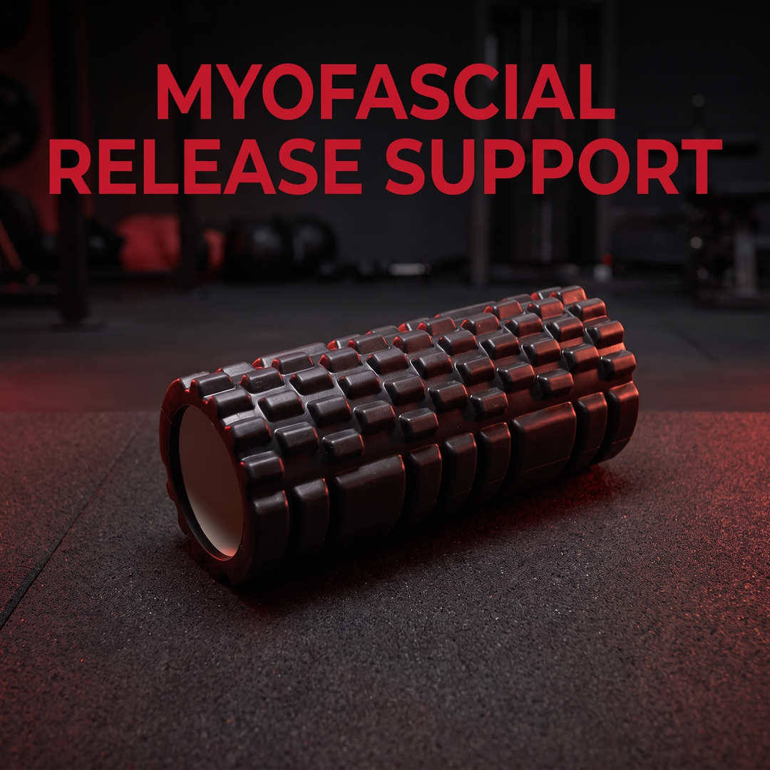 Professional Foam Roller - Myofascial Release Support Feature