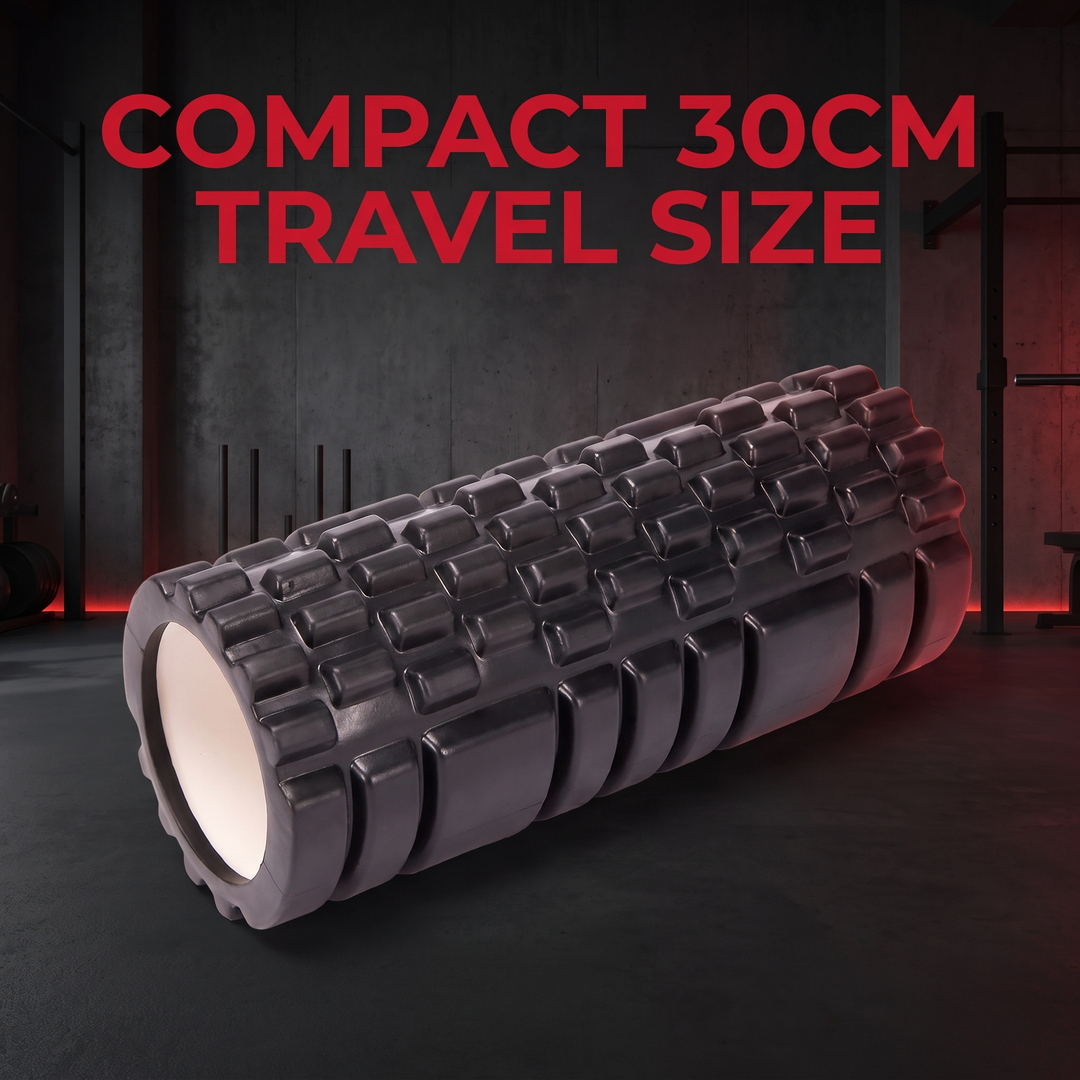 Professional Foam Roller - Compact 30cm Travel Size