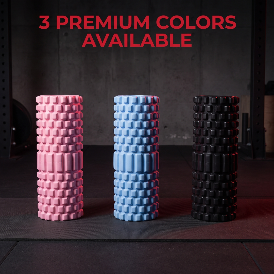 Professional Foam Roller - Available in 3 Premium Colors