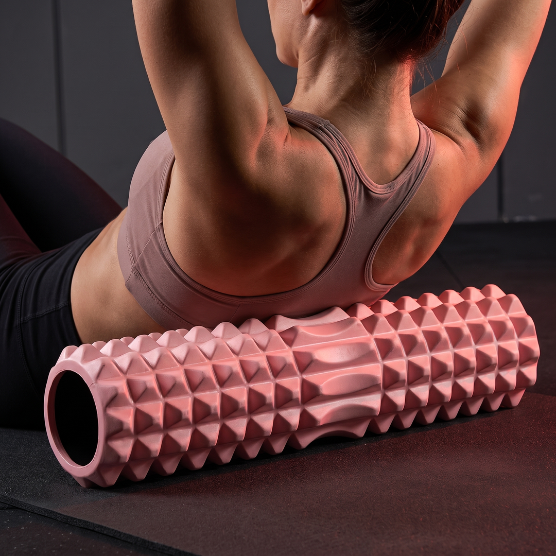 Professional Foam Roller - Upper Back Stretch Lifestyle Photo